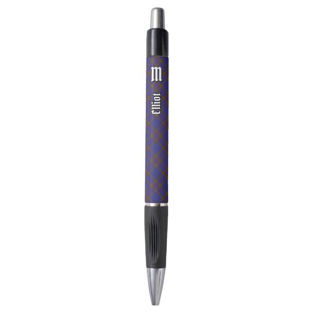 Bolígrafo Clan Elliot Modern Tartan Pen (Frente vertical)