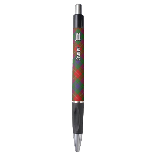 Bolígrafo Clan Fraser Tartan Pen (Frente vertical)