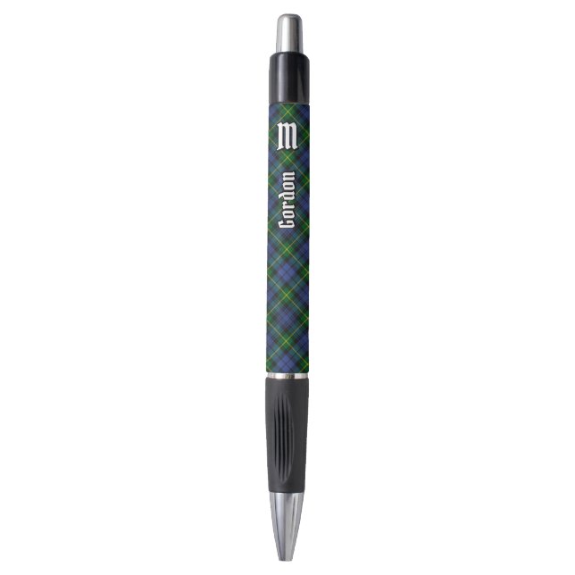 Bolígrafo Clan Gordon Tartan Pen (Frente vertical)