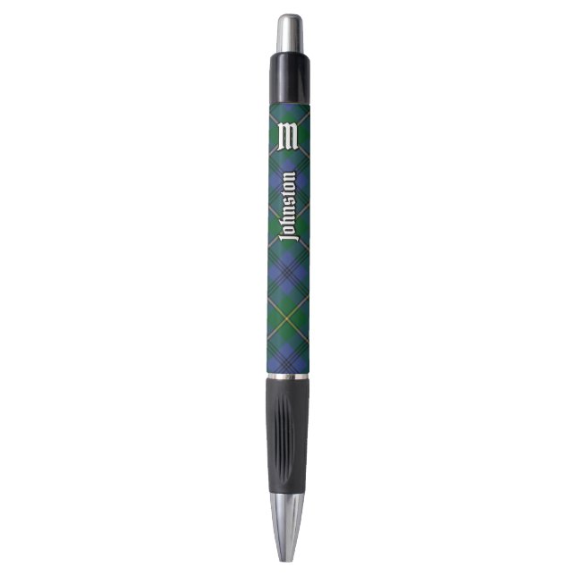 Bolígrafo Clan Johnston Tartan Pen (Frente vertical)