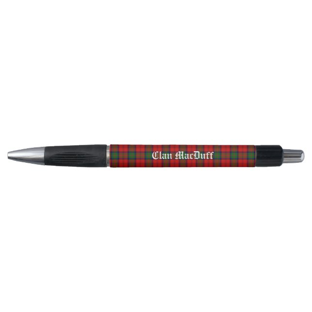 Bolígrafo Clan MacDuff Tartan Plaid (Anverso)