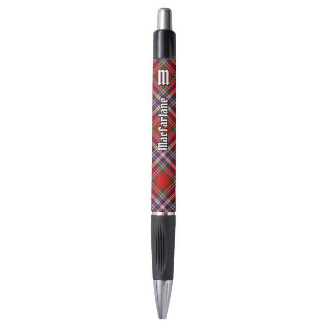 Bolígrafo Clan MacFarlane Red Tartan (Frente vertical)