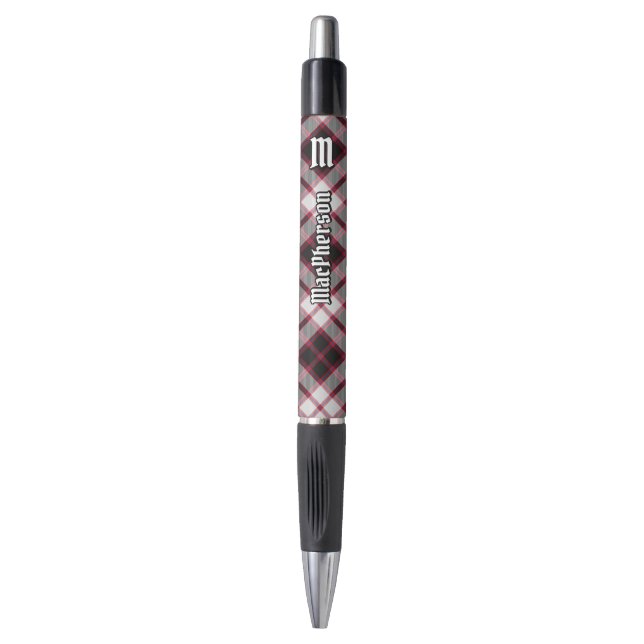 Bolígrafo Clan MacPherson Hunting Tartan Pen (Frente vertical)