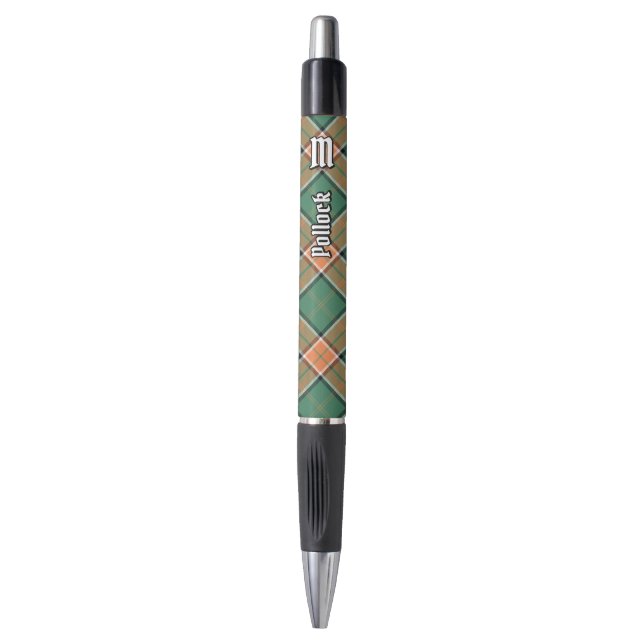 Bolígrafo Clan Pollock Tartan Pen (Frente vertical)