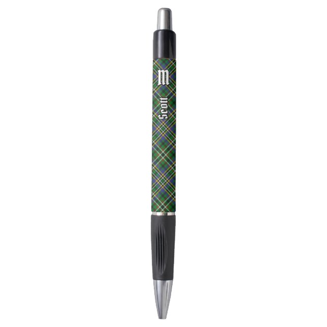 Bolígrafo Clan Scott Green Tartan Pen (Frente vertical)