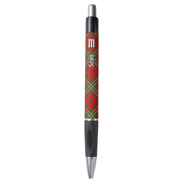 Bolígrafo Clan Scott Red Tartan Pen (Frente vertical)