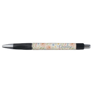 Bolígrafo Clásico Shabby Chic Patrón de arte floral francés