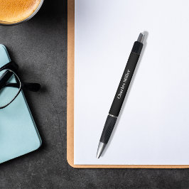 Bolígrafo Clásico simple de nombre negro