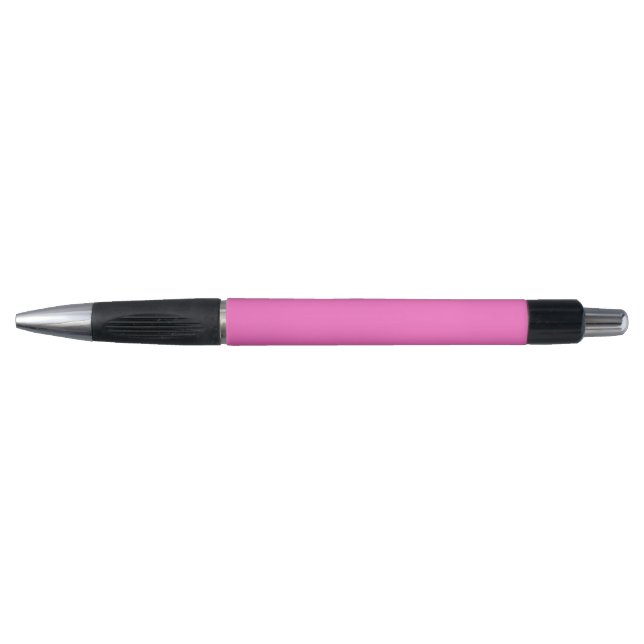 Bolígrafo Color sólido neón rosado | Clásica (Anverso)