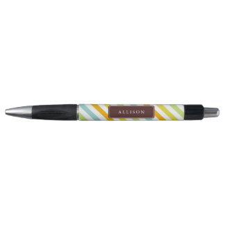 Bolígrafo Colorido patrón de rayas de golosinas