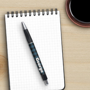 Bolígrafo Comprobación de búfalo azul nombre negrita letras 