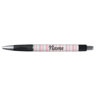 Bolígrafo con raya rosa personalizado