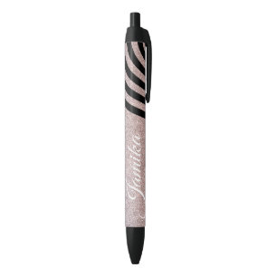 Bolígrafo con tinta negra y nombre ombre de purpur