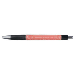 Bolígrafo Coral Simply Floral Personalizado