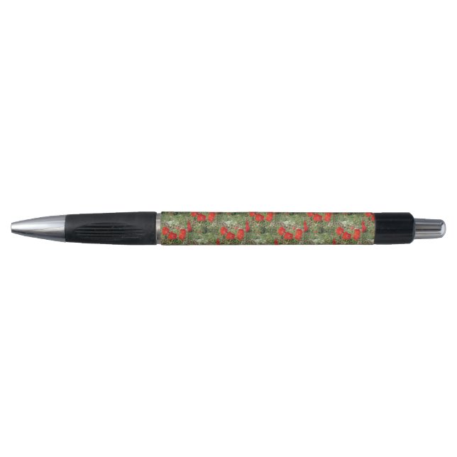 Bolígrafo Corfu Red Poppies Pen (Anverso)