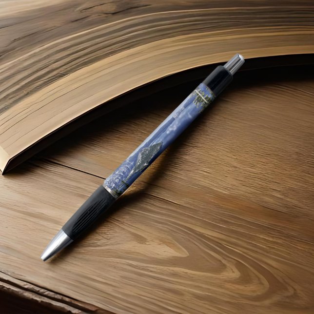 Bolígrafo Crater Lake Oregon Panorama Foto Paisaje azul (Blue Crater Lake Oregon Panorama Photo Pen Scenic Landscape Photography Stunning Oregon Nature)