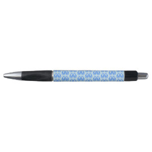 Bolígrafo Cute Blue Baby Boy Bunny Feet Easter Patterned