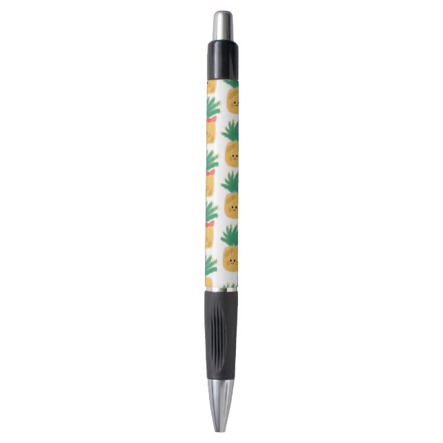Bolígrafo Cute Patrón de Piña Tropical (Frente vertical)