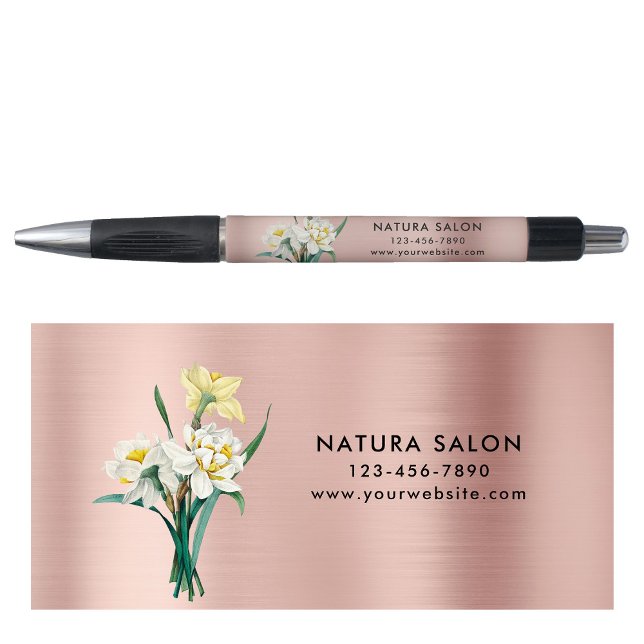 Bolígrafo Daffodil Salon Business Promocional Rosa Gold (Daffodil Salon Business Promotional Rose Gold Pen)