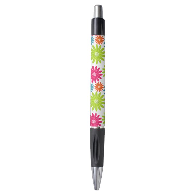 Bolígrafo Daisy Days Flor Floral Ballpoint Pen (Frente vertical)