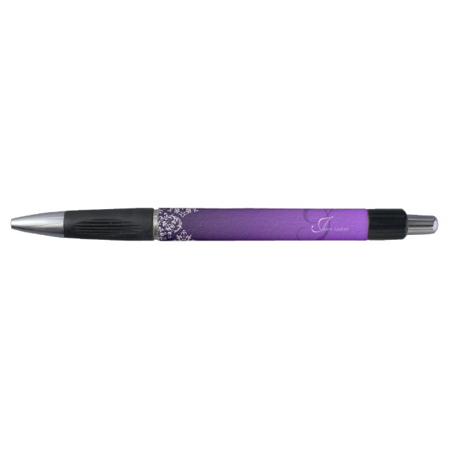 Bolígrafo Damask Royal Purple Boda Pens (Anverso)