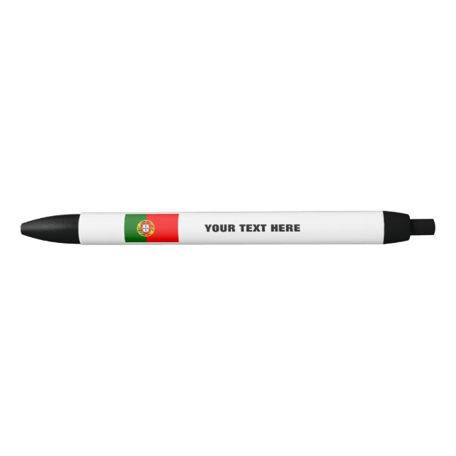 Bolígrafo de bandera portuguesa con texto promocio (Anverso)