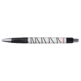 Bolígrafo de bolilla Flux Swirl - Negro
