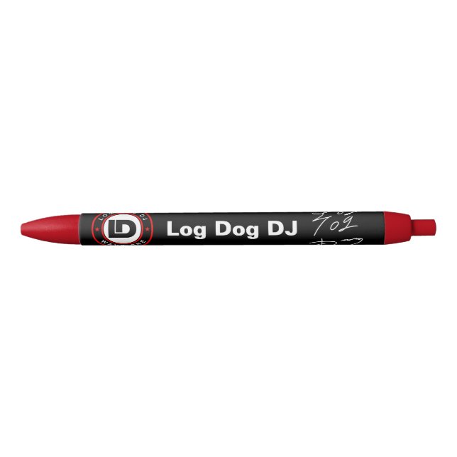 Bolígrafo de firmas de DJ para perros de registro (Anverso)