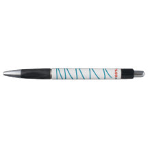 Bolígrafo de punto de Flux Swirl - Verde azulado