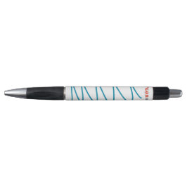 Bolígrafo de punto de Flux Swirl - Verde azulado