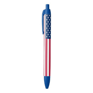 Bolígrafo De Tinta Azul American Flag Pen USA
