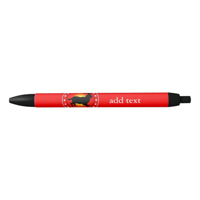 Bolígrafo De Tinta Azul Año de ovino / Ram / Cabra (Anverso)