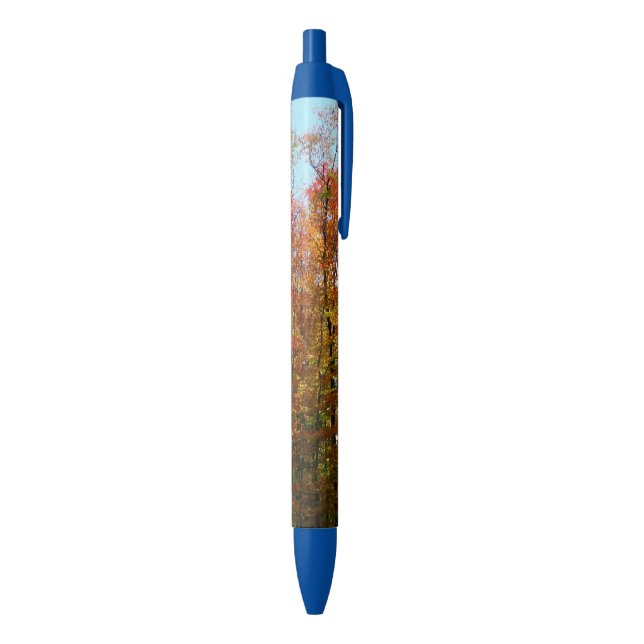 Bolígrafo De Tinta Azul Árboles caídos y fotografía de la naturaleza otoña (Parte inferior (Vertical))