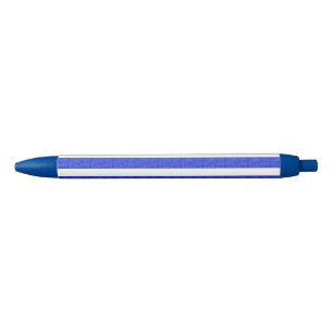 Bolígrafo De Tinta Azul Bandas geométricas azules de moda