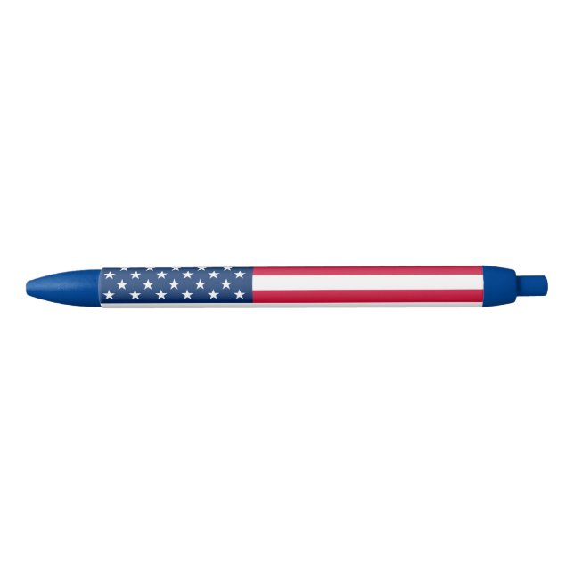 Bolígrafo De Tinta Azul Bandera Americana Pen Estados Unidos Patriótico (Anverso)
