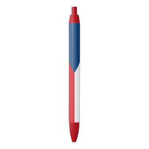 Bolígrafo De Tinta Azul Bandera de la República Checa