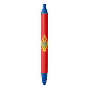 Bolígrafo De Tinta Azul Bandera de Montenegro