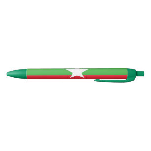 Bolígrafo De Tinta Azul Bandera de Myanmar