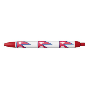 Bolígrafo De Tinta Azul Bandera de Nepal