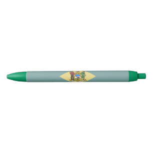 Bolígrafo De Tinta Azul Bandera del estado de Delaware