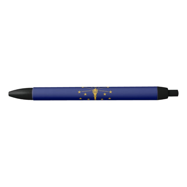 Bolígrafo De Tinta Azul Bandera del Estado de Indiana (Anverso)
