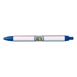 Bolígrafo De Tinta Azul Bandera del estado de Missouri