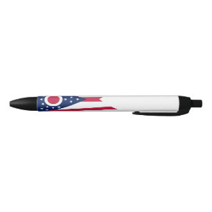 Bolígrafo De Tinta Azul Bandera del estado de Ohio