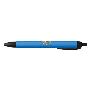 Bolígrafo De Tinta Azul Bandera del estado de Oklahoma