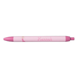 Bolígrafo De Tinta Azul Bonito Fantasía Rosa Mermaid Nombre personalizado