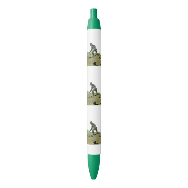 Bolígrafo De Tinta Azul Bowler de hierba, Pen (Frente vertical)
