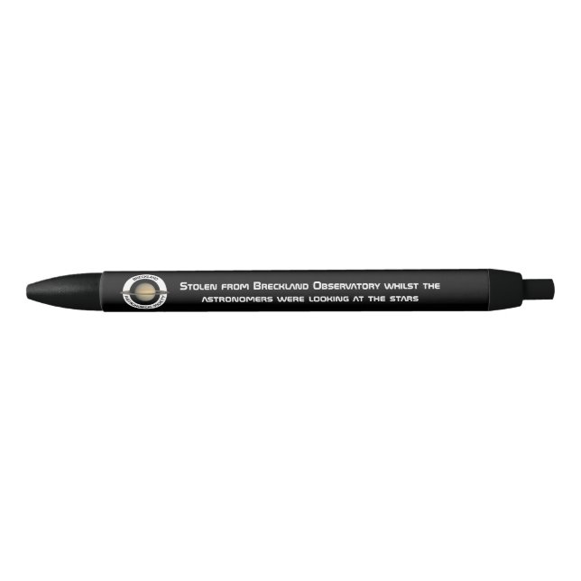 Bolígrafo De Tinta Azul Breckland Astro Pen (Anverso)