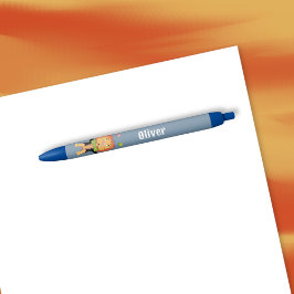 Bolígrafo De Tinta Azul Circus Juggling Lion Blue Kid Personalized Pen