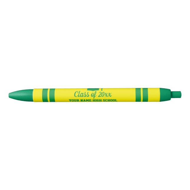 Bolígrafo De Tinta Azul Clase de graduación de secundaria de regalo estudi (Anverso)