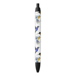 Bolígrafo De Tinta Azul Colibríes